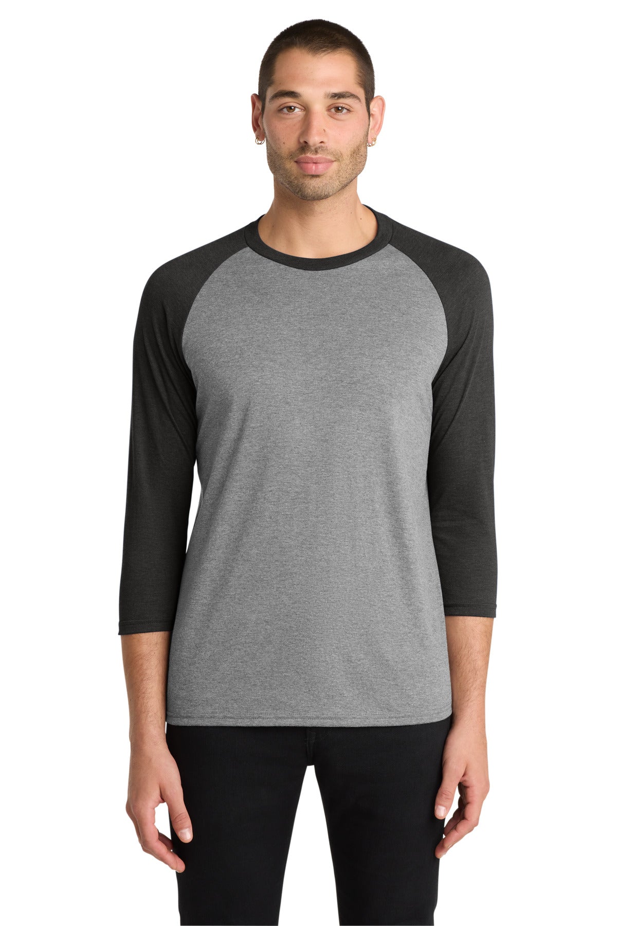 District  ®  Perfect Tri ®  3/4-Sleeve Raglan. DM136 | Add Your Logo