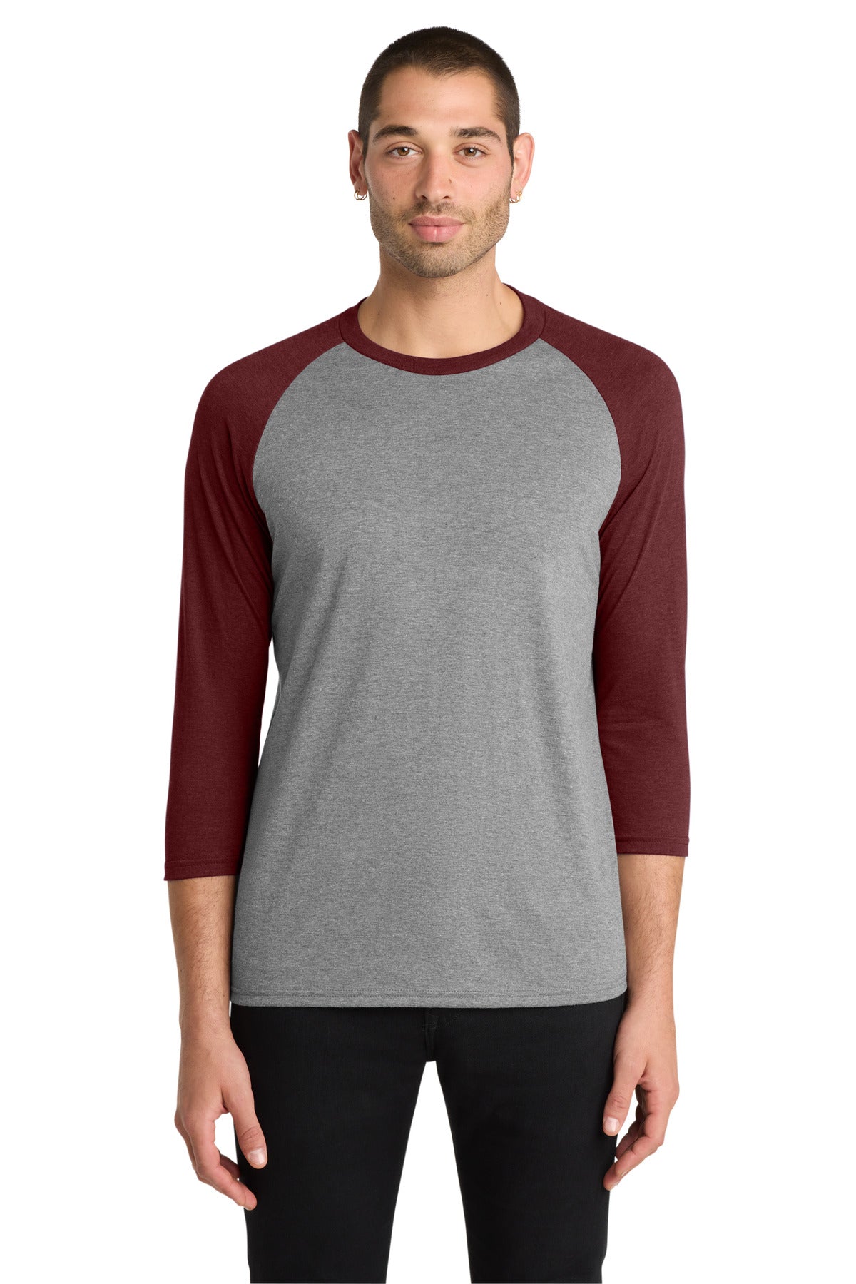 District  ®  Perfect Tri ®  3/4-Sleeve Raglan. DM136 | Add Your Logo