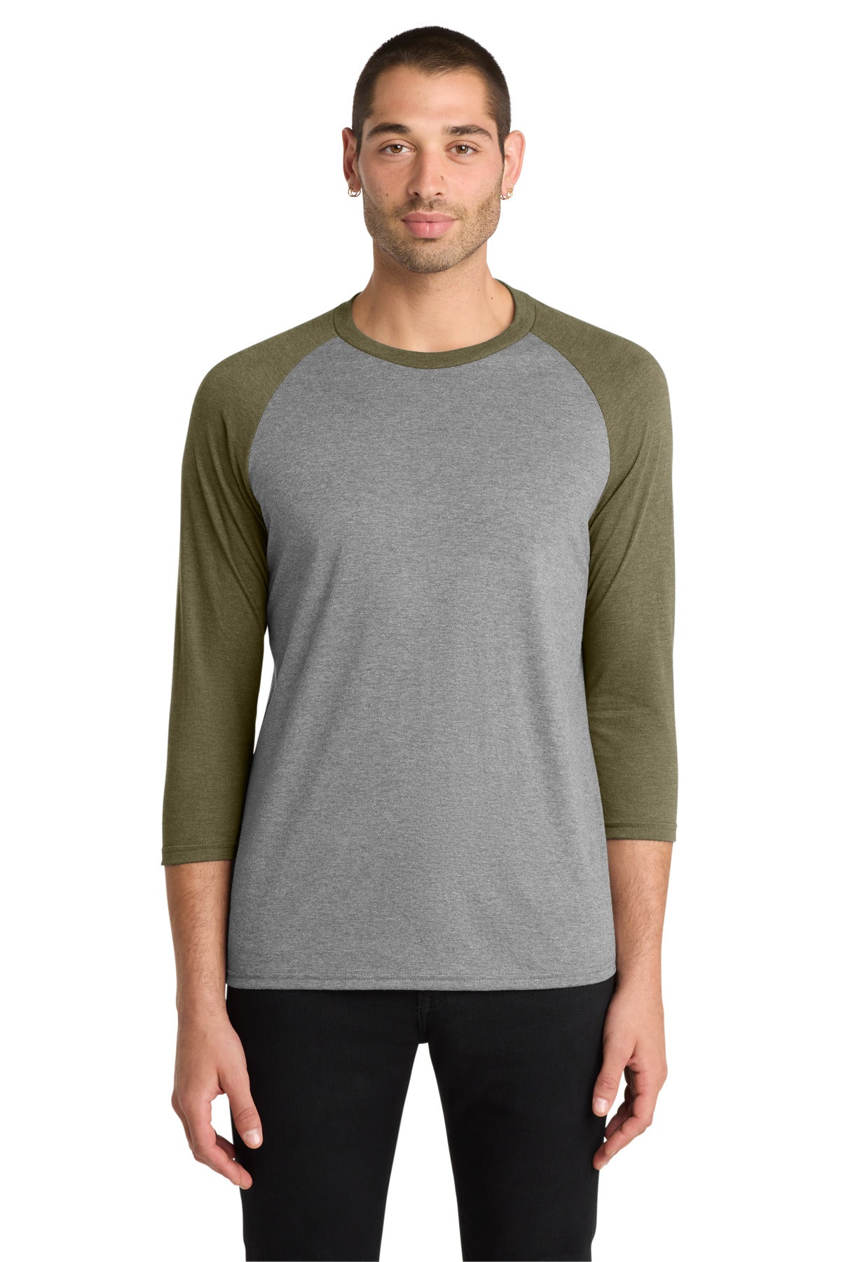 District  ®  Perfect Tri ®  3/4-Sleeve Raglan. DM136 | Add Your Logo