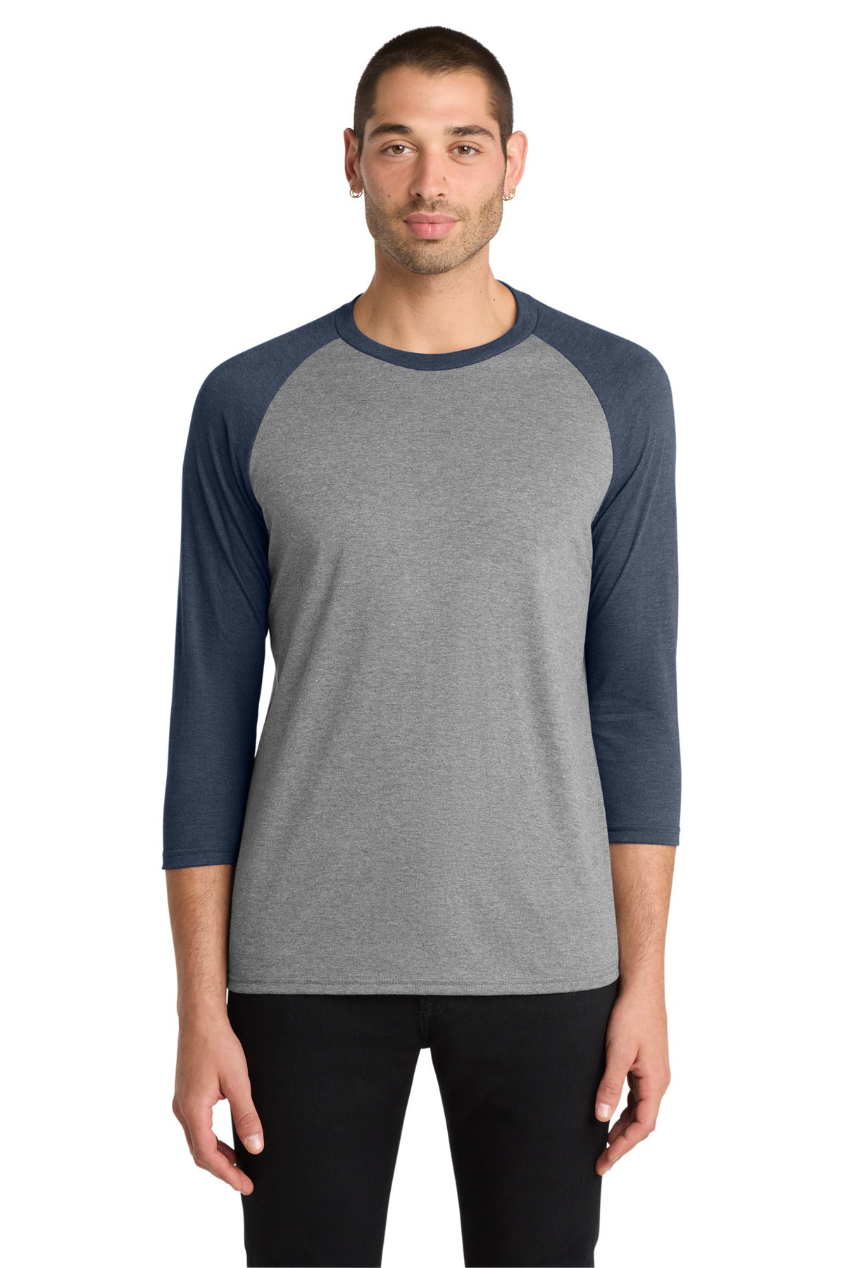 District  ®  Perfect Tri ®  3/4-Sleeve Raglan. DM136 | Add Your Logo