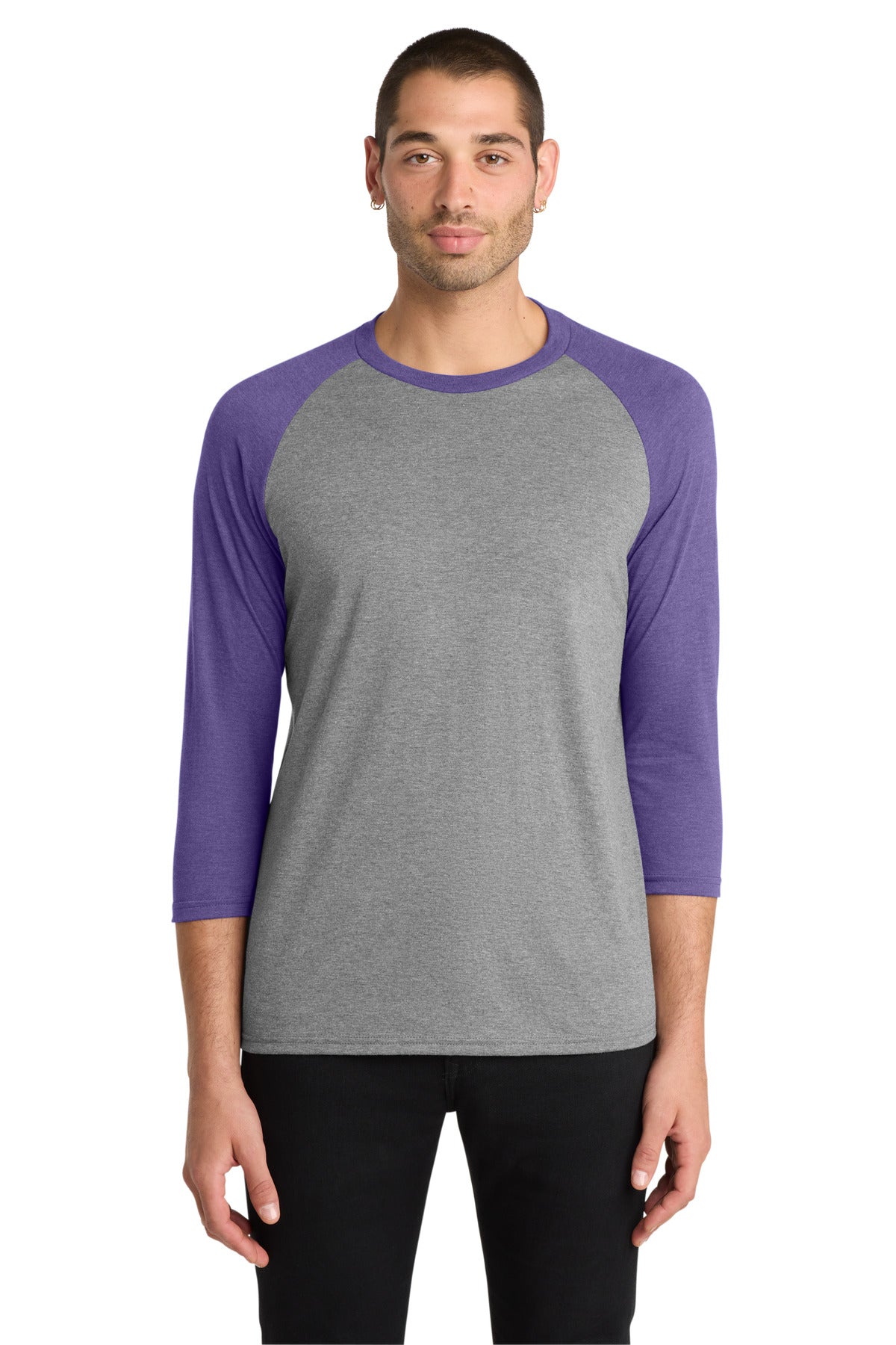 District  ®  Perfect Tri ®  3/4-Sleeve Raglan. DM136 | Add Your Logo