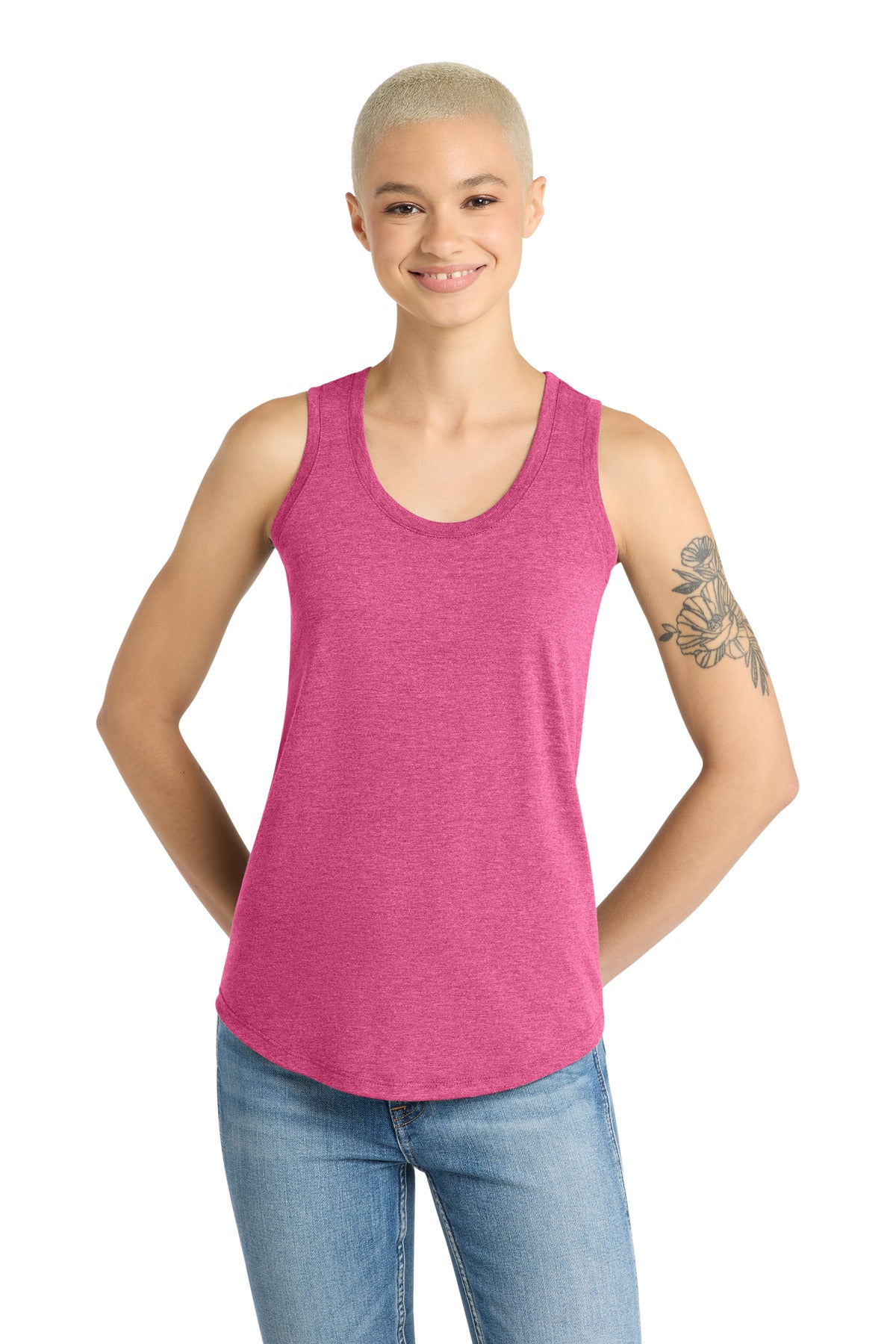 District  ®  Women's Perfect Tri ®  Racerback Tank. DM138L | Add Your Logo