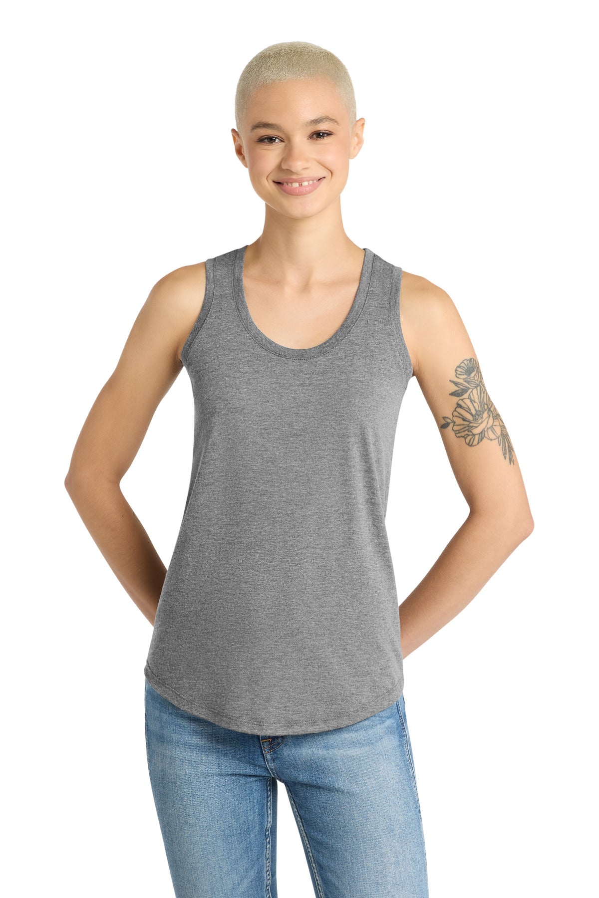 District  ®  Women's Perfect Tri ®  Racerback Tank. DM138L | Add Your Logo