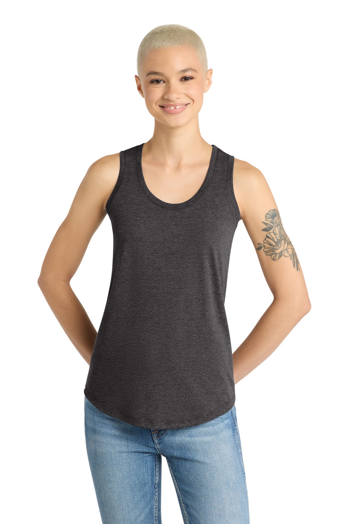 District  ®  Women's Perfect Tri ®  Racerback Tank. DM138L | Add Your Logo