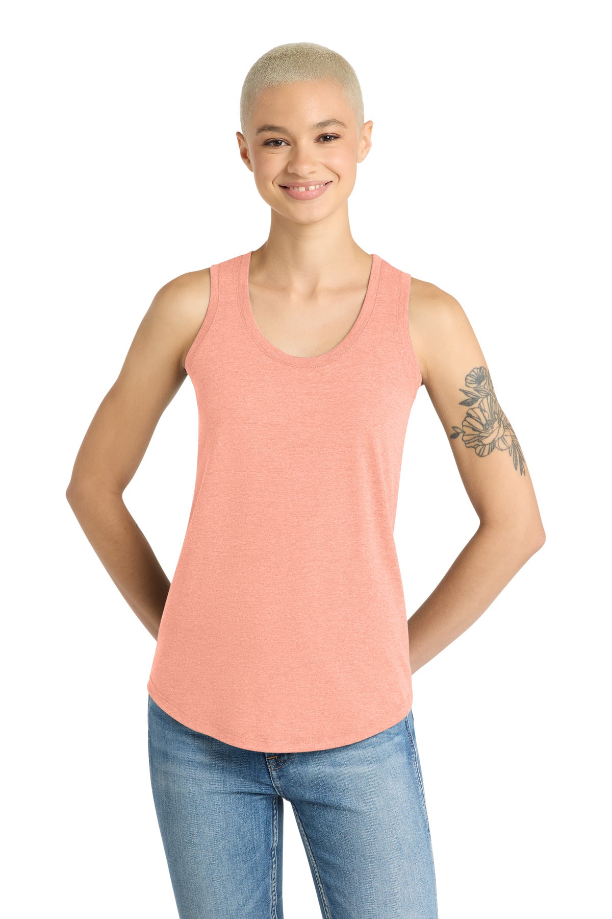 District  ®  Women's Perfect Tri ®  Racerback Tank. DM138L | Add Your Logo