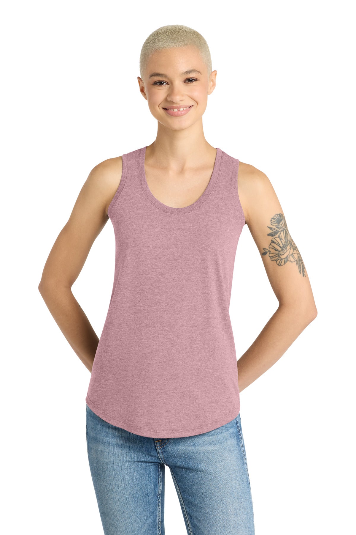 District  ®  Women's Perfect Tri ®  Racerback Tank. DM138L | Add Your Logo