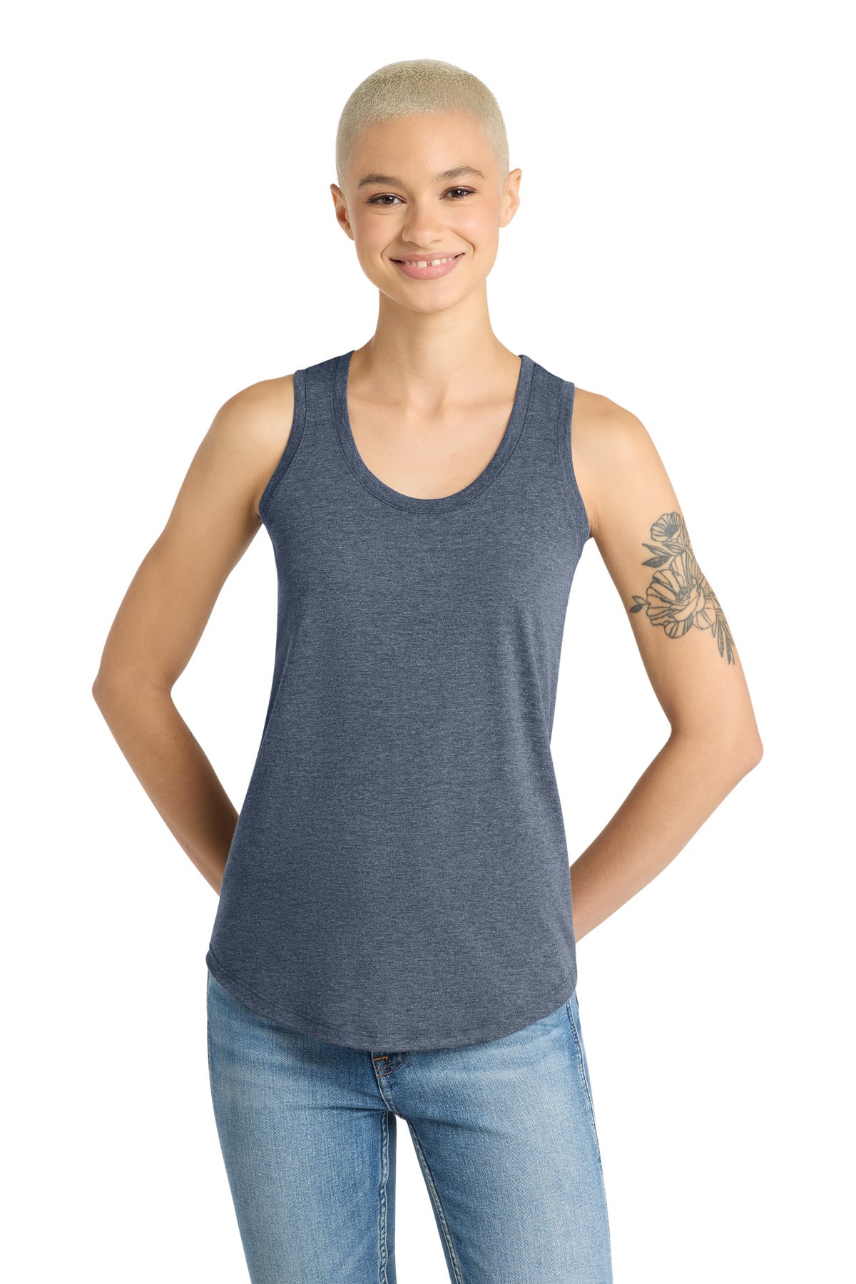 District  ®  Women's Perfect Tri ®  Racerback Tank. DM138L | Add Your Logo