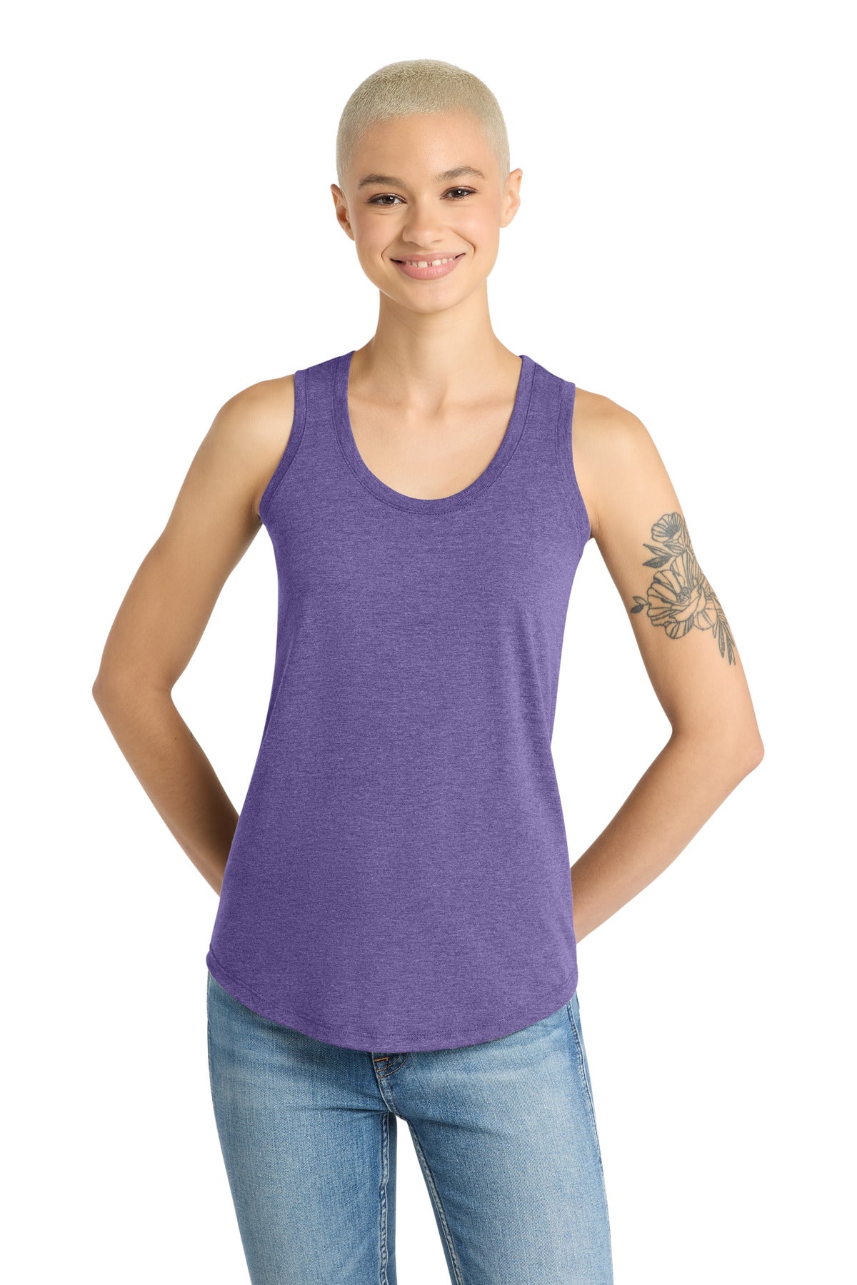 District  ®  Women's Perfect Tri ®  Racerback Tank. DM138L | Add Your Logo