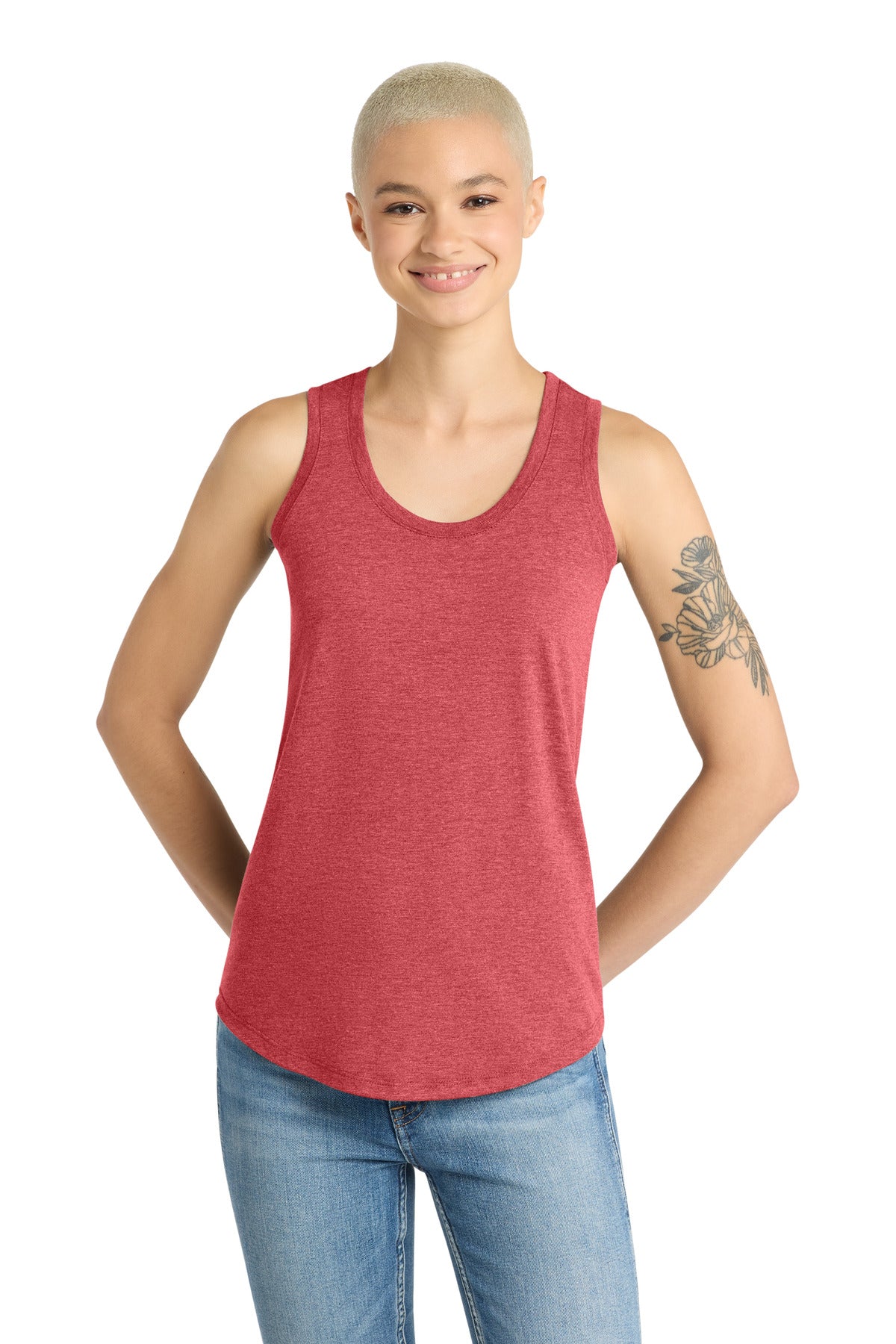 District  ®  Women's Perfect Tri ®  Racerback Tank. DM138L | Add Your Logo