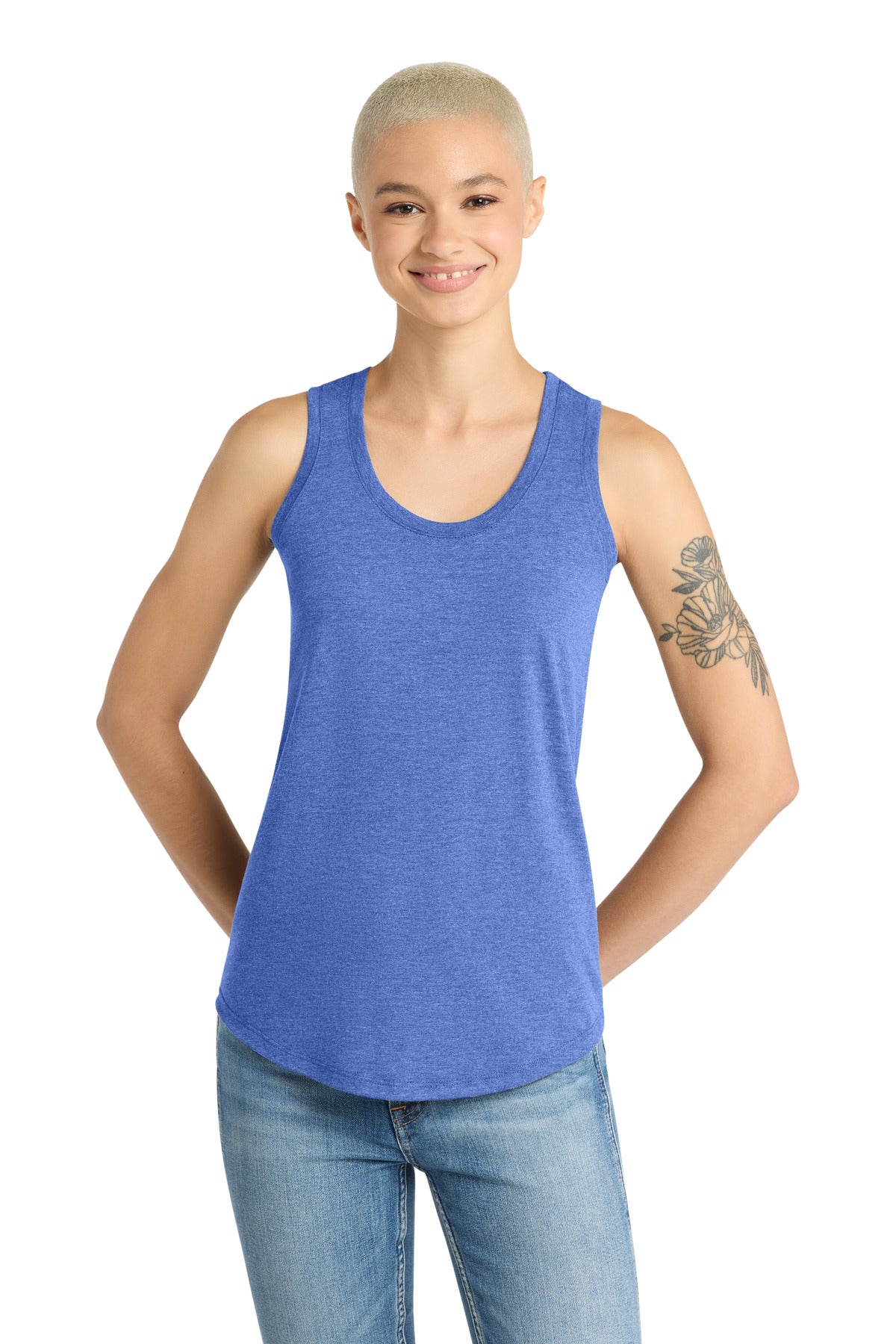 District  ®  Women's Perfect Tri ®  Racerback Tank. DM138L | Add Your Logo