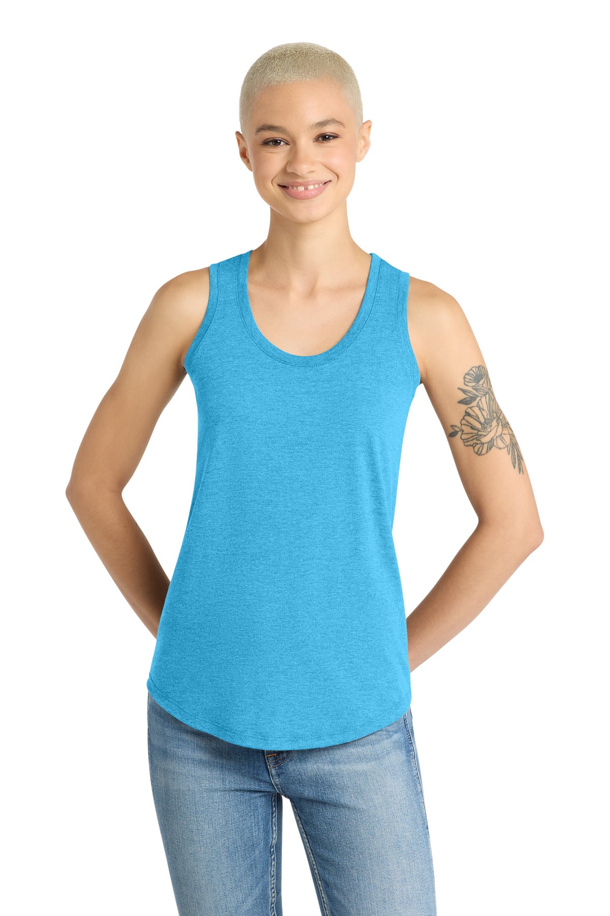 District  ®  Women's Perfect Tri ®  Racerback Tank. DM138L | Add Your Logo