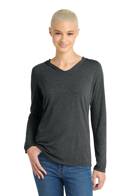 District ®  Women's Perfect Tri ®  Long Sleeve Hoodie. DM139L | Add Your Logo