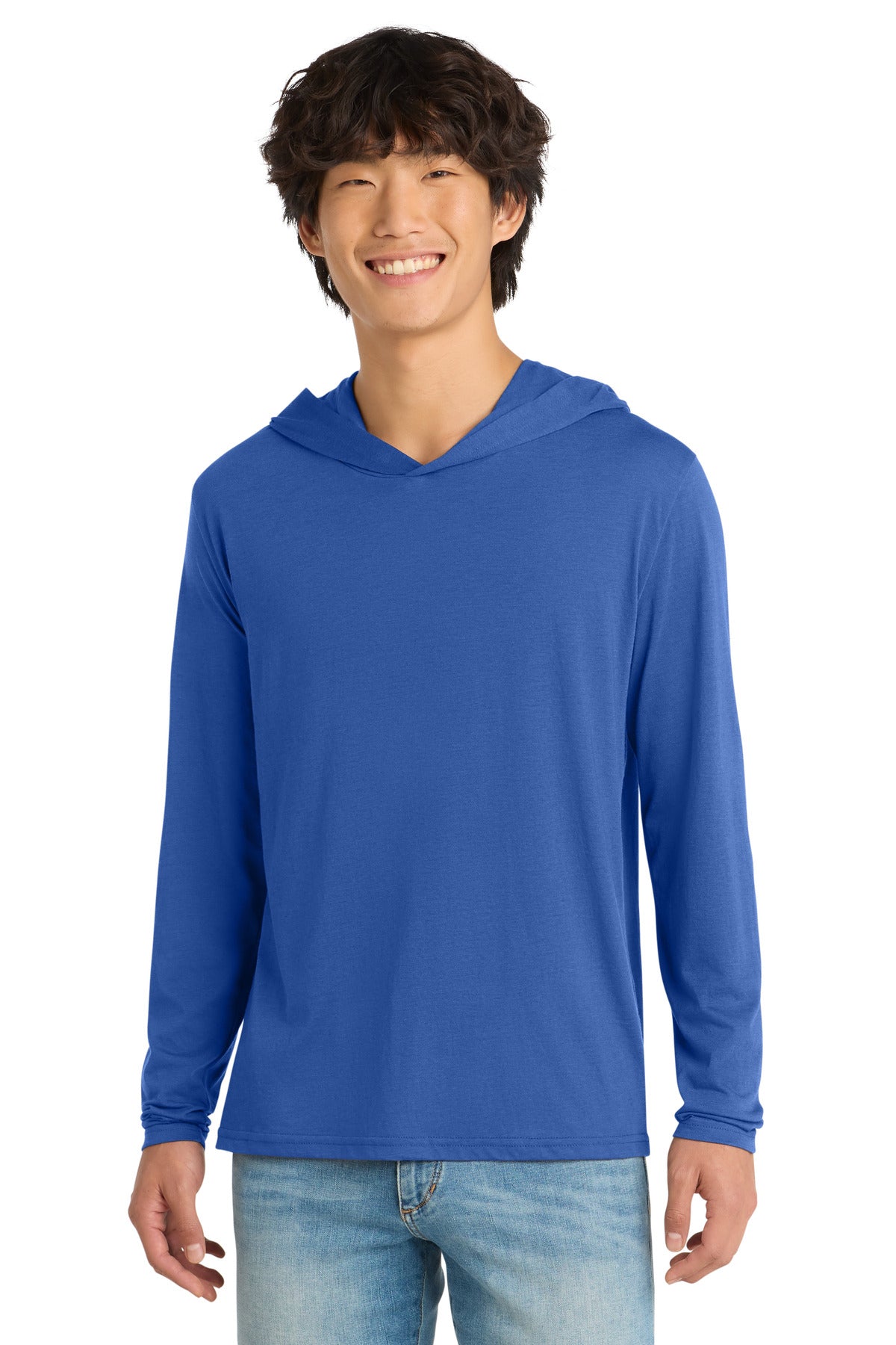 District ®  Perfect Tri ®  Long Sleeve Hoodie. DM139 | Add Your Logo
