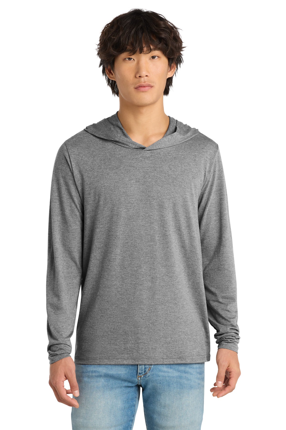 District ®  Perfect Tri ®  Long Sleeve Hoodie. DM139 | Add Your Logo