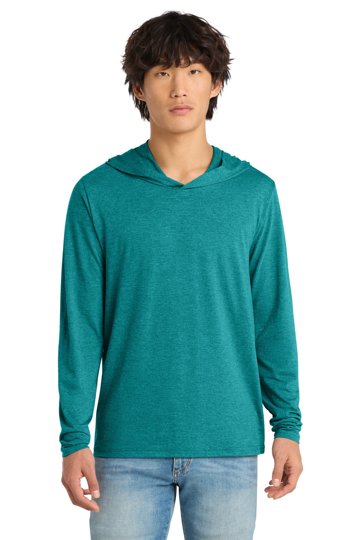 District ®  Perfect Tri ®  Long Sleeve Hoodie. DM139 | Add Your Logo