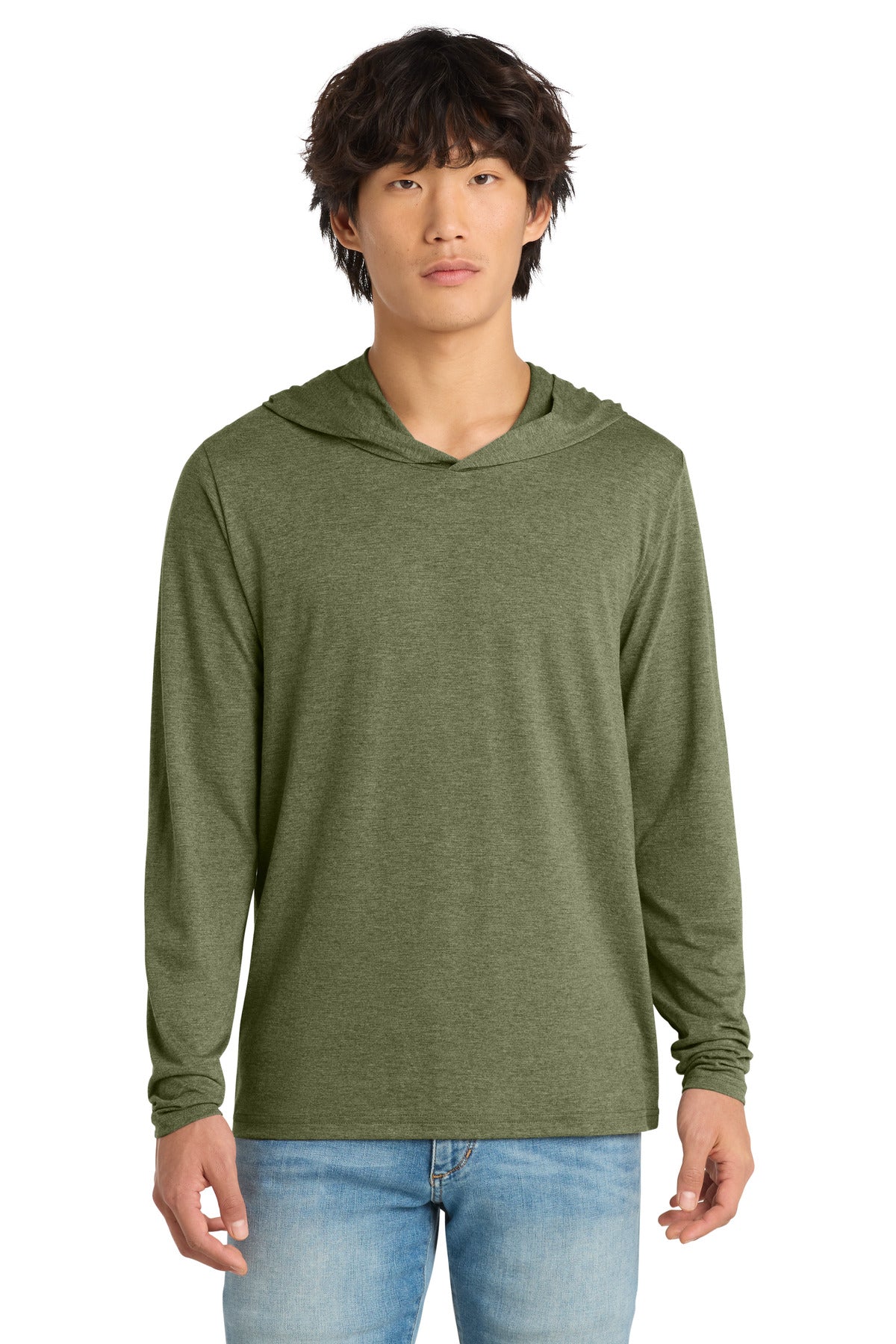 District ®  Perfect Tri ®  Long Sleeve Hoodie. DM139 | Add Your Logo