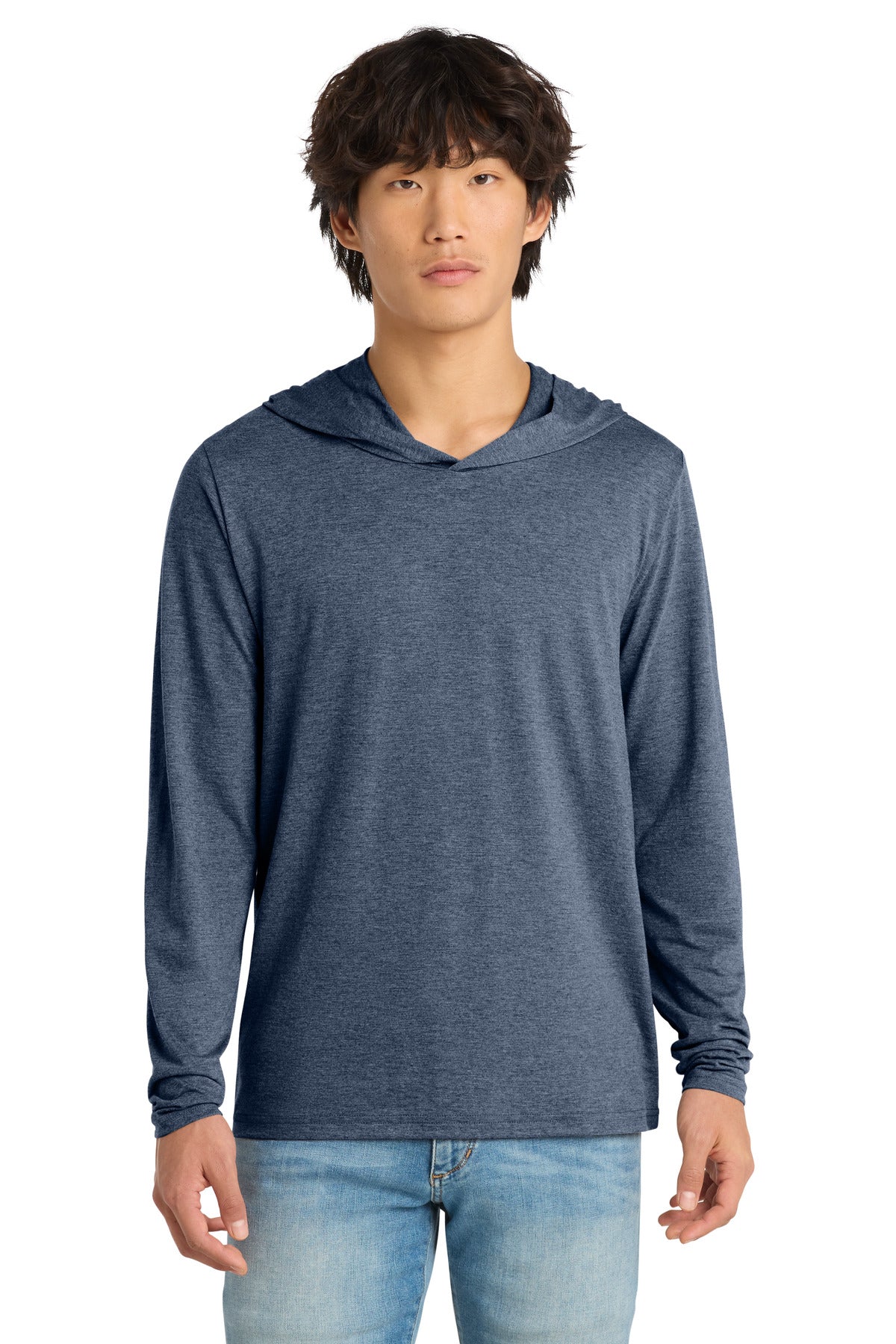 District ®  Perfect Tri ®  Long Sleeve Hoodie. DM139 | Add Your Logo