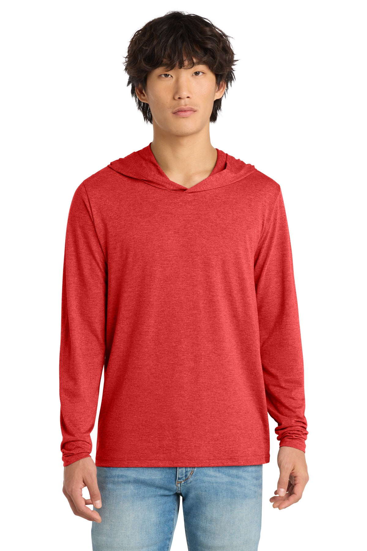 District ®  Perfect Tri ®  Long Sleeve Hoodie. DM139 | Add Your Logo