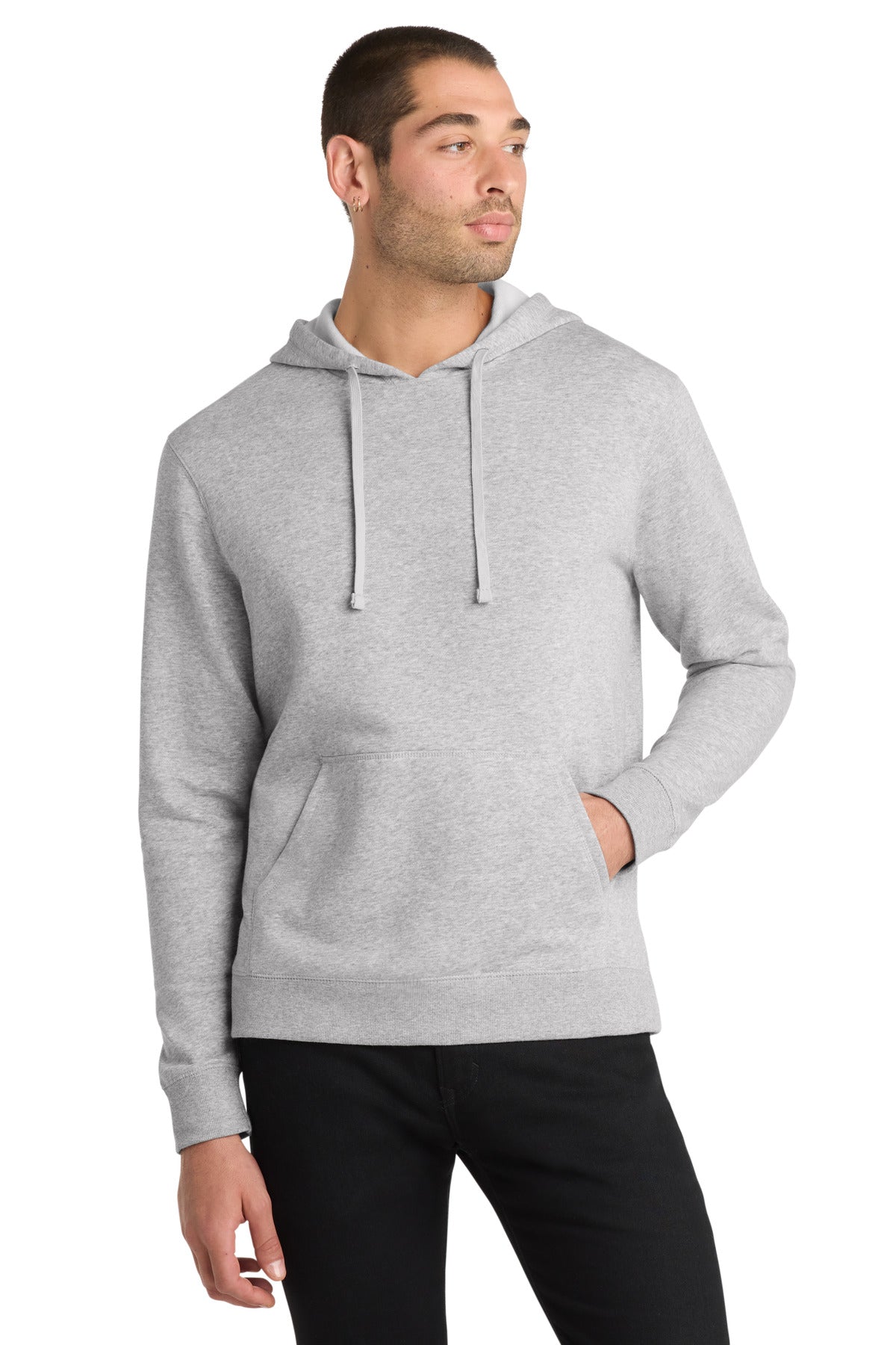 District ®  Lightweight Fleece Hoodie. DM391 | Add Your Logo