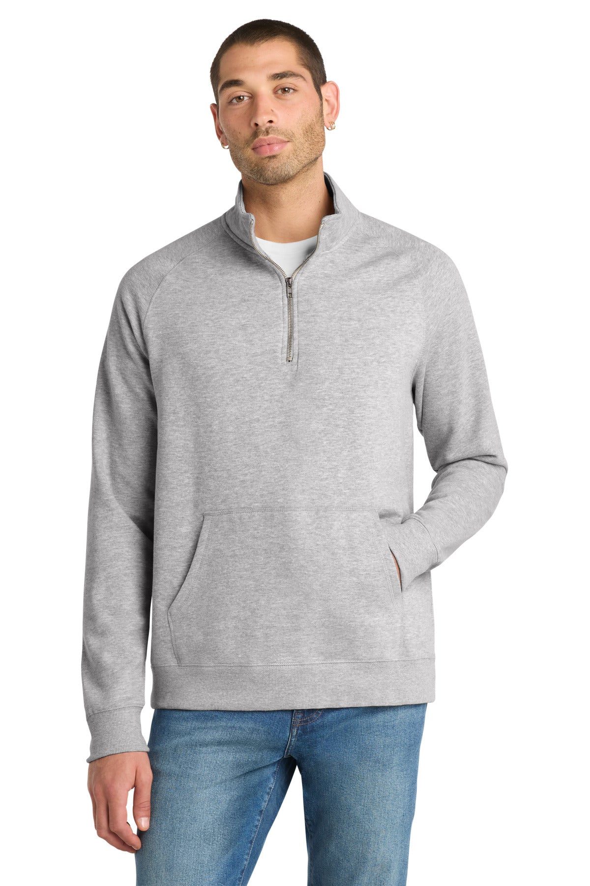 District ®  Lightweight Fleece 1/4-Zip. DM392 | Add Your Logo