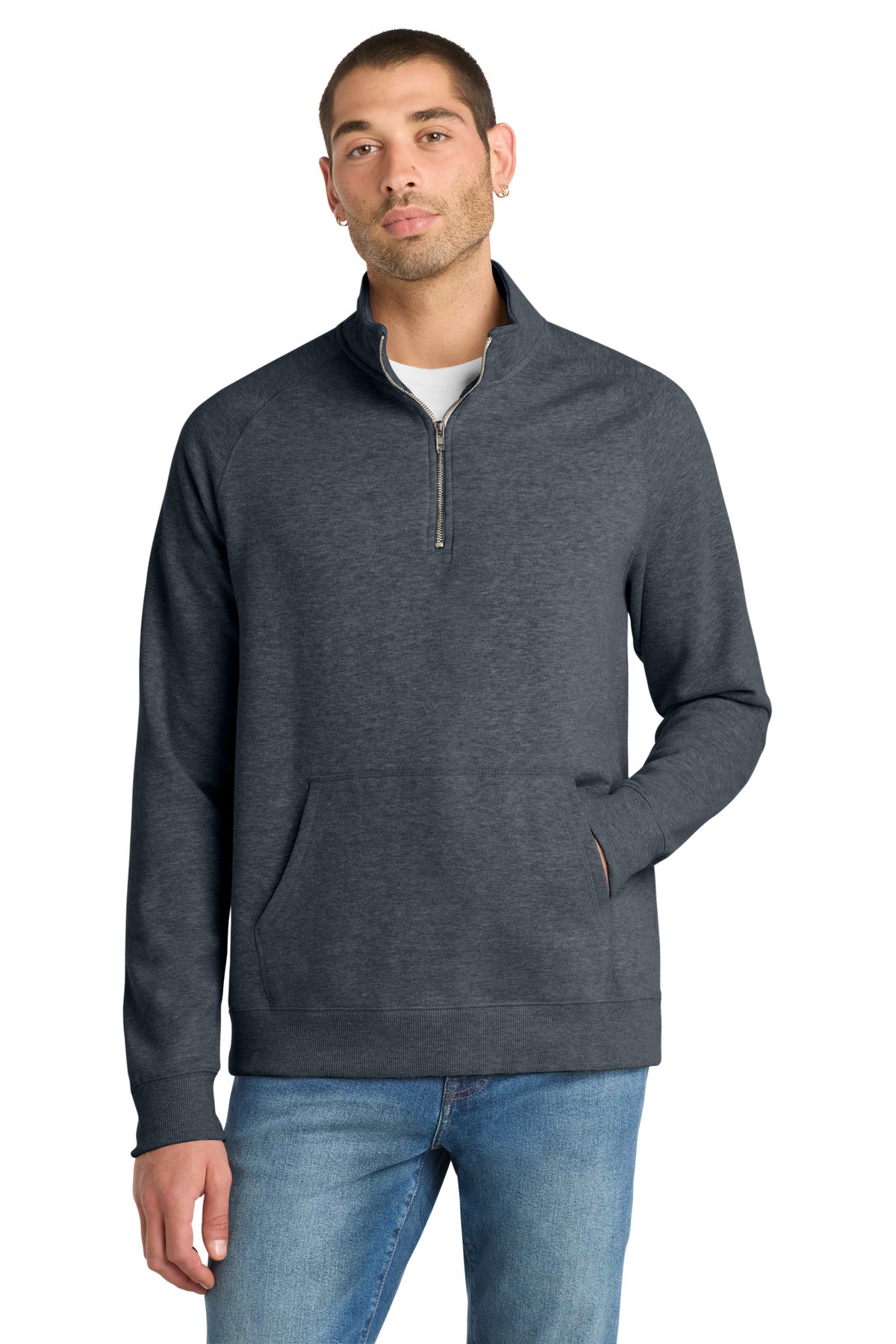 District ®  Lightweight Fleece 1/4-Zip. DM392 | Add Your Logo