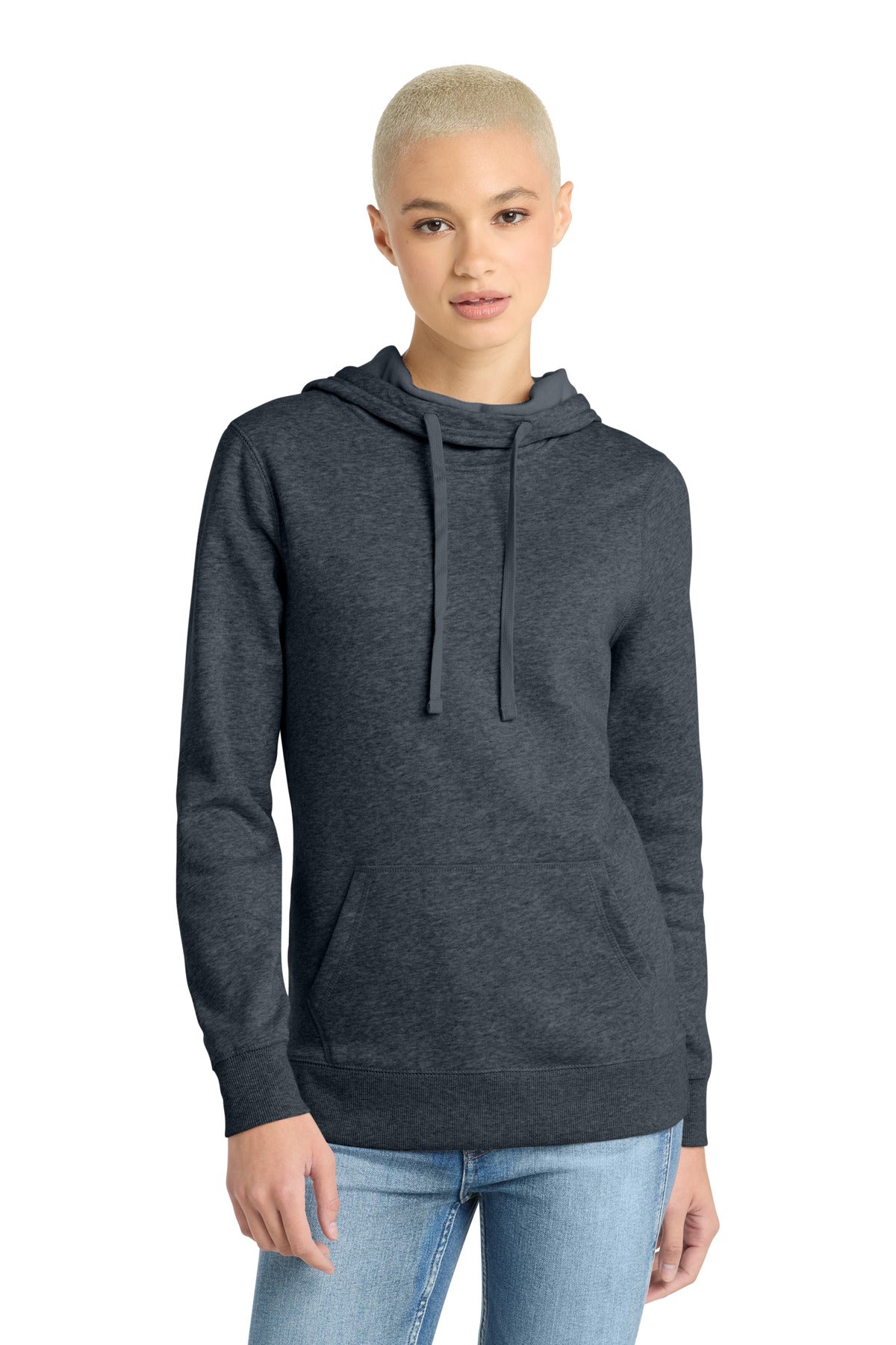 District    Women's Lightweight Fleece Hoodie. DM493