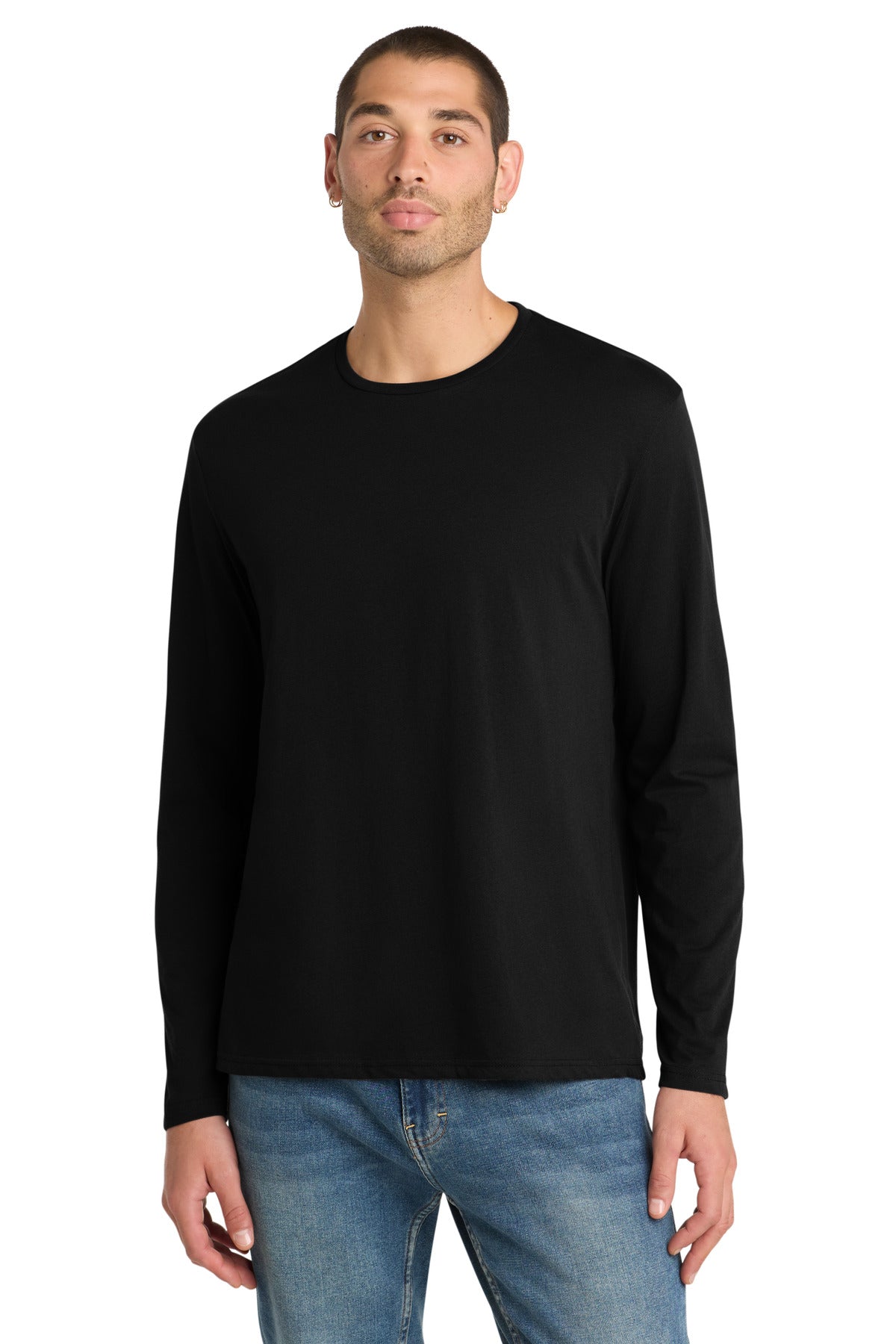 District  ®  Perfect Weight ®  Long Sleeve Tee. DT105 | Add Your Logo