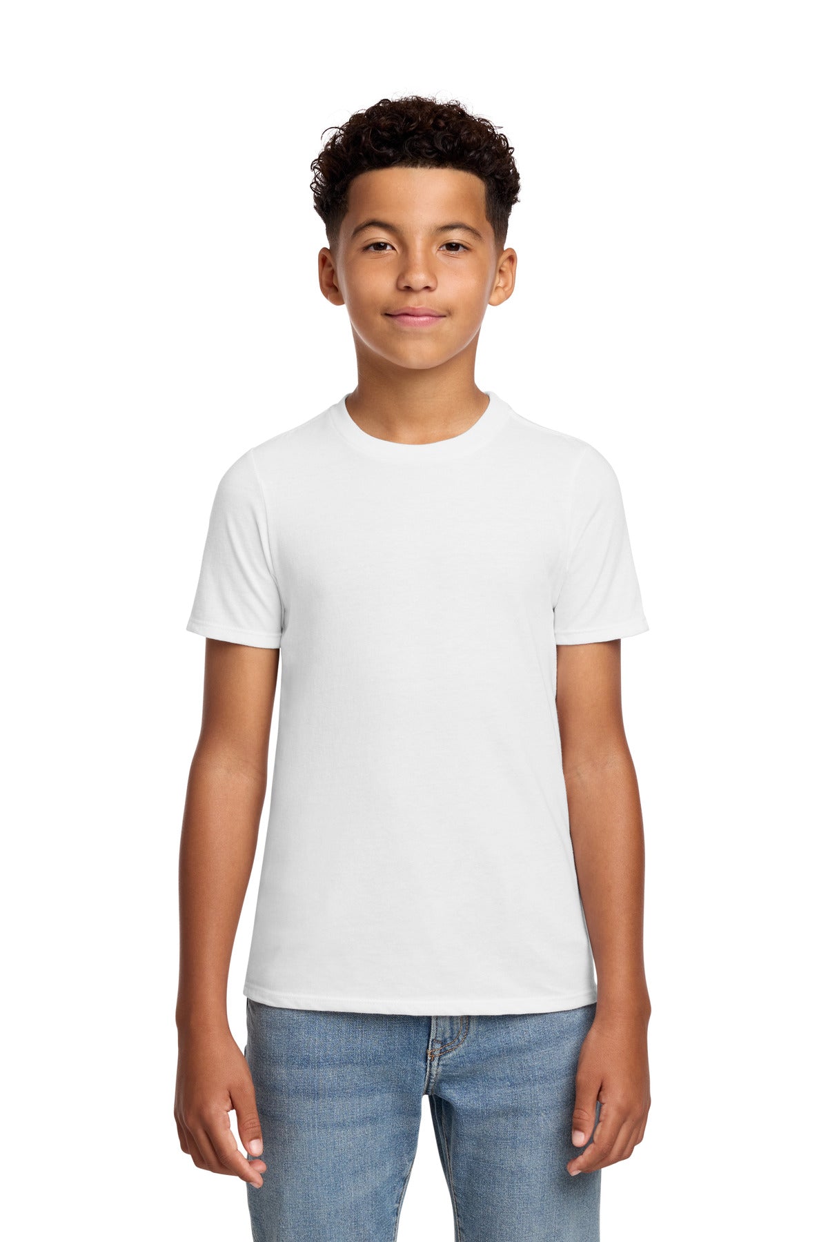 District ®  Youth Perfect Blend ®  CVC Tee DT108Y | Add Your Logo