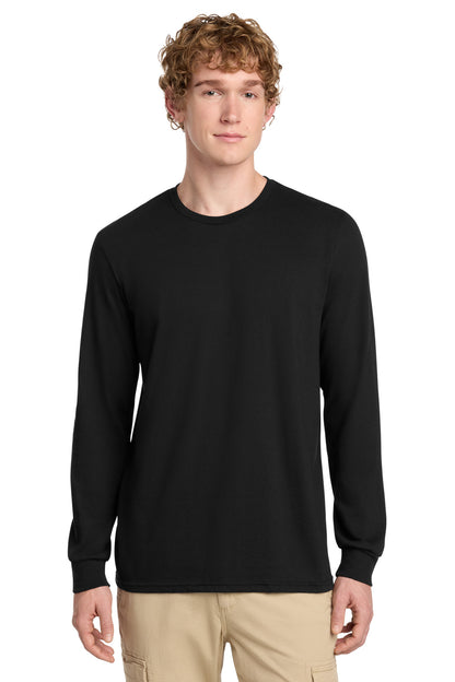 District ®  Perfect Blend ®  CVC Long Sleeve Tee DT109 | Add Your Logo