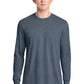 District ®  Perfect Blend ®  CVC Long Sleeve Tee DT109 | Add Your Logo