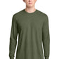 District ®  Perfect Blend ®  CVC Long Sleeve Tee DT109 | Add Your Logo