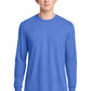 District ®  Perfect Blend ®  CVC Long Sleeve Tee DT109 | Add Your Logo