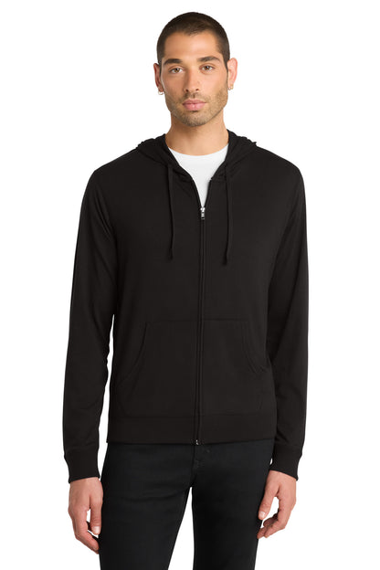 District ®  Jersey Full-Zip Hoodie. DT1100 | Add Your Logo