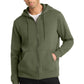 District  ®  Perfect Weight  ®  Fleece Full-Zip Hoodie DT1103 | Add Your Logo