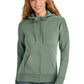District  ®  Women's Perfect Weight  ®  Fleece Drop Shoulder Full-Zip Hoodie DT1104 | Add Your Logo