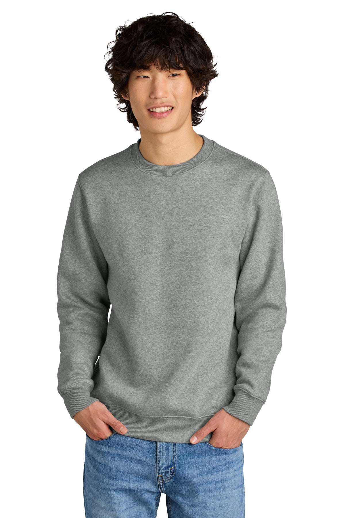 District ®  Perfect Weight ®  Fleece Crew DT1106 | Add Your Logo