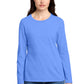District ®  Women's Perfect Blend ®  CVC Long Sleeve Tee DT110 | Add Your Logo