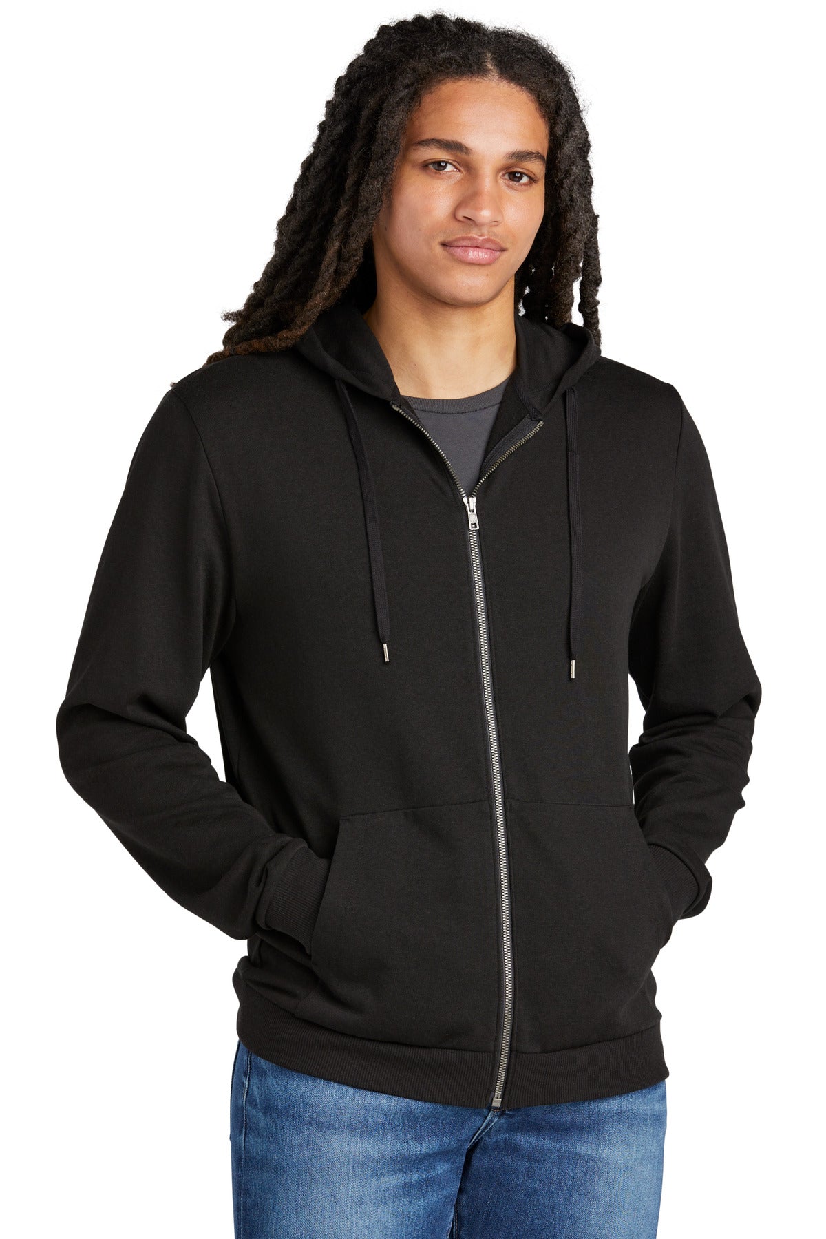 District ®  Perfect Tri ®  Fleece Full-Zip Hoodie DT1302 | Add Your Logo