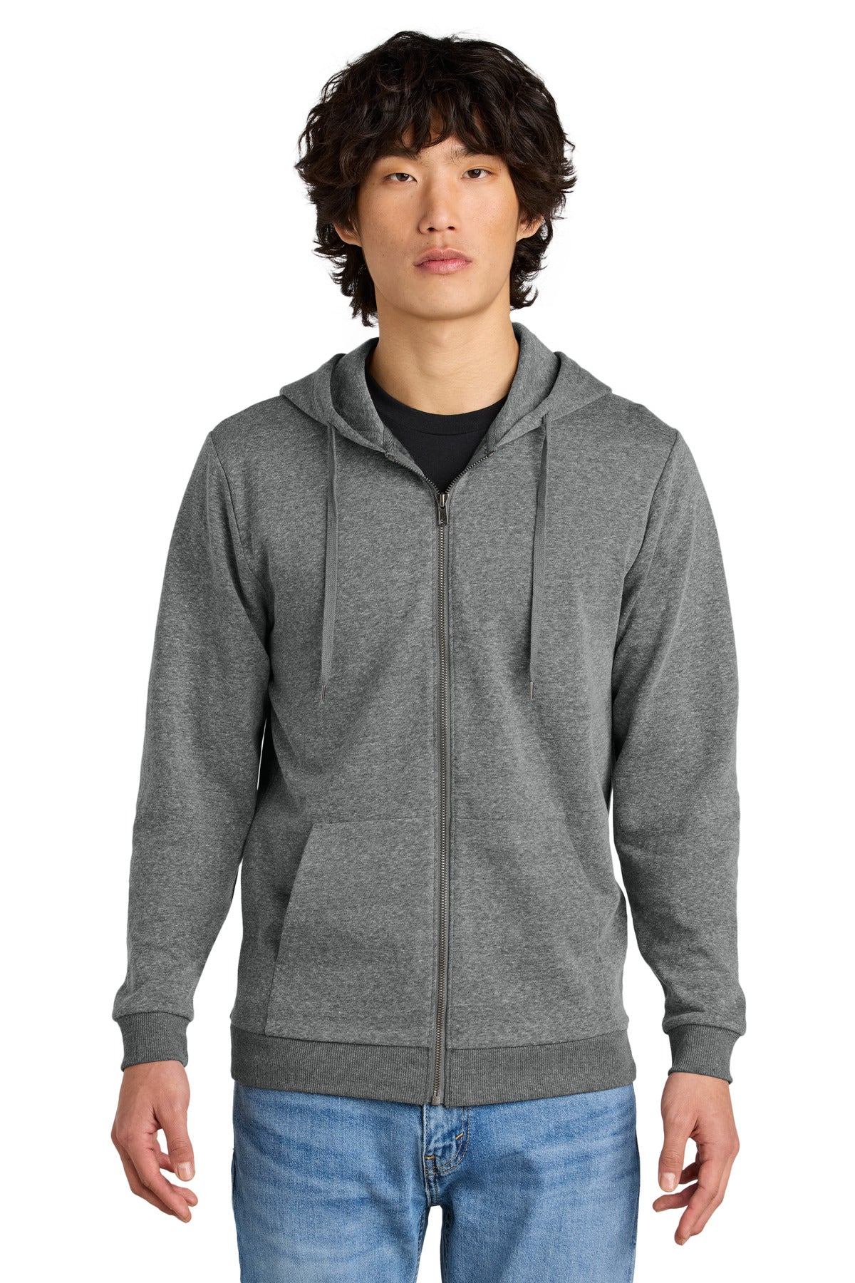 District ®  Perfect Tri ®  Fleece Full-Zip Hoodie DT1302 | Add Your Logo