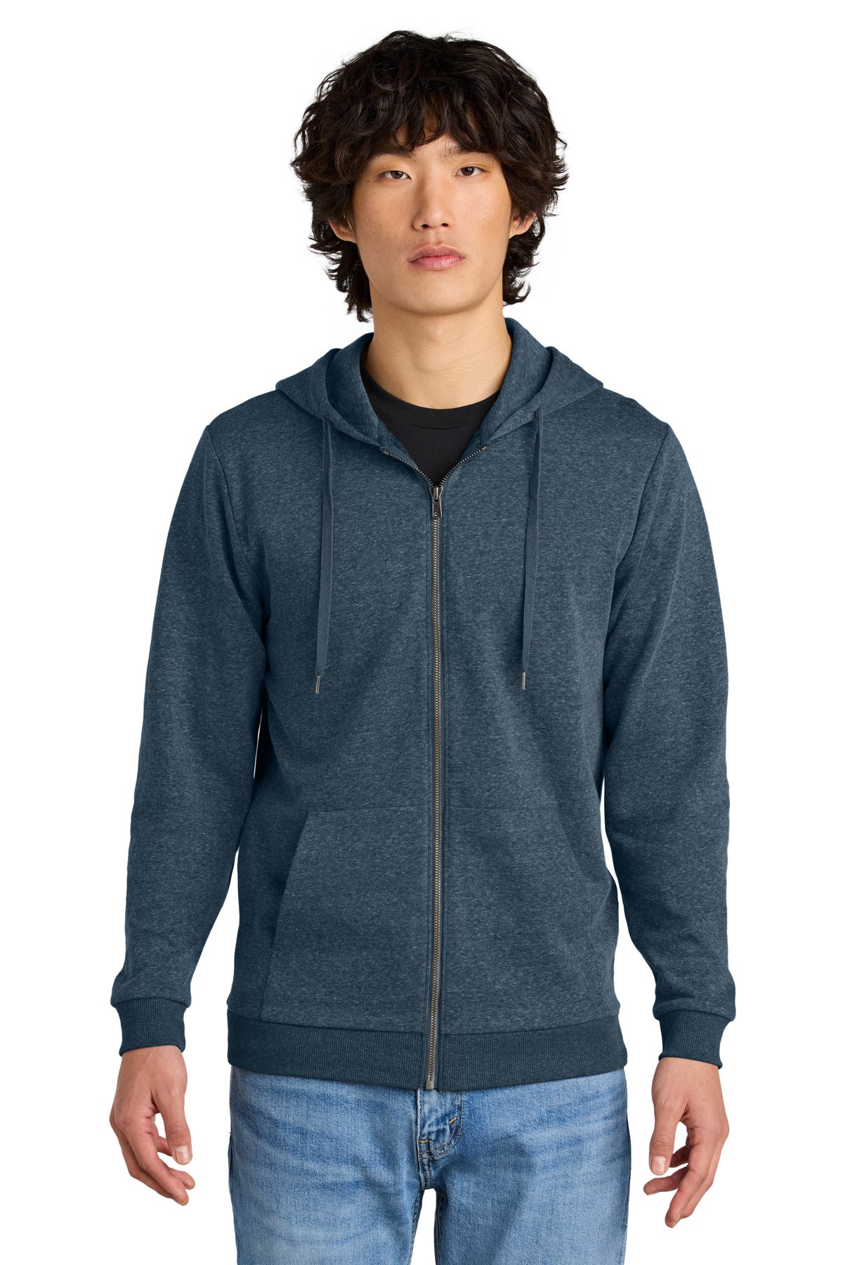 District ®  Perfect Tri ®  Fleece Full-Zip Hoodie DT1302 | Add Your Logo