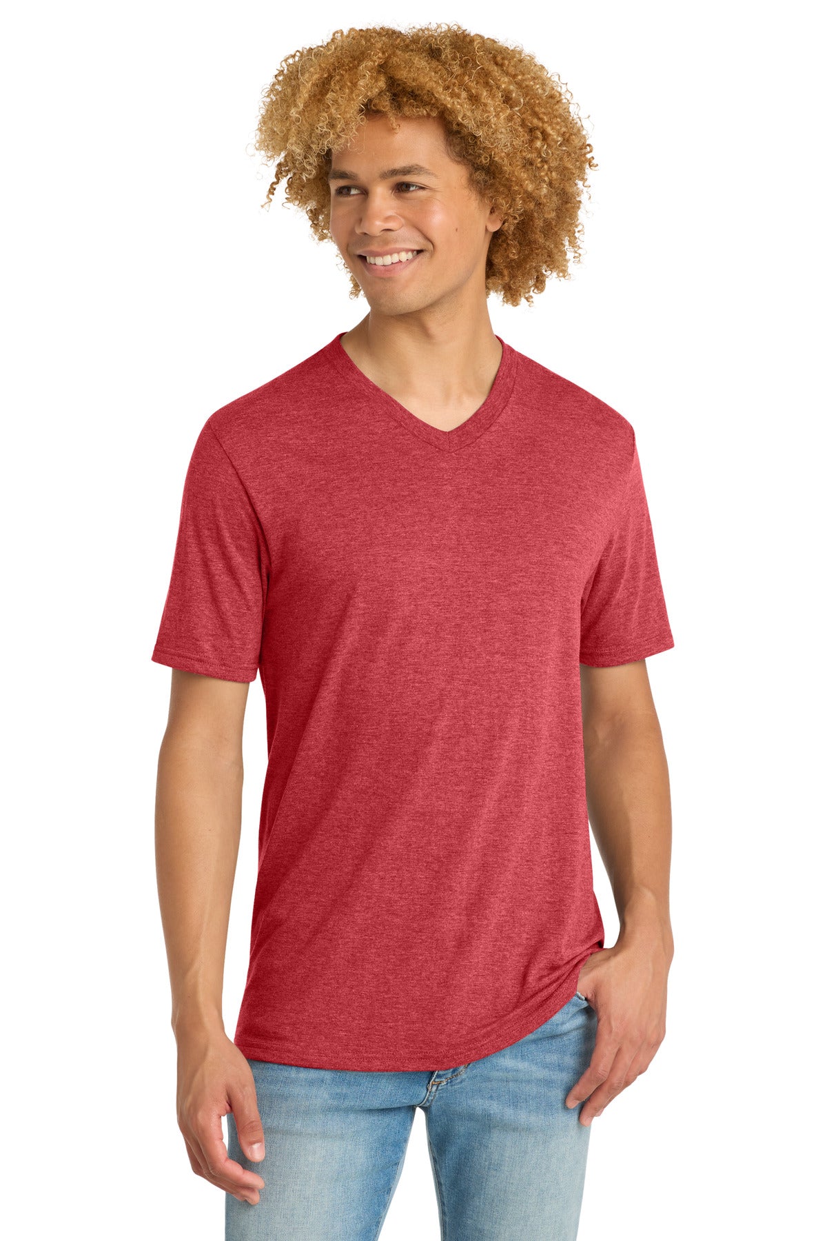 District  ®   Perfect Tri ®  V-Neck Tee. DT1350 | Add Your Logo