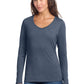 District ®  Women's Perfect Tri ®  Long Sleeve V-Neck Tee DT135 | Add Your Logo