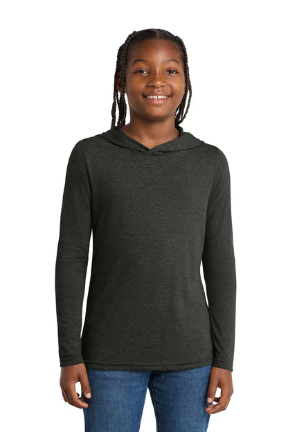 District  ®  Youth Perfect Tri  ®  Long Sleeve Hoodie DT139Y | Add Your Logo