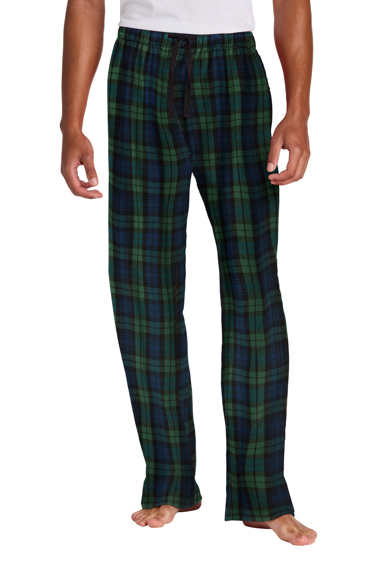 District ®  Flannel Plaid Pant. DT1800 | Add Your Logo