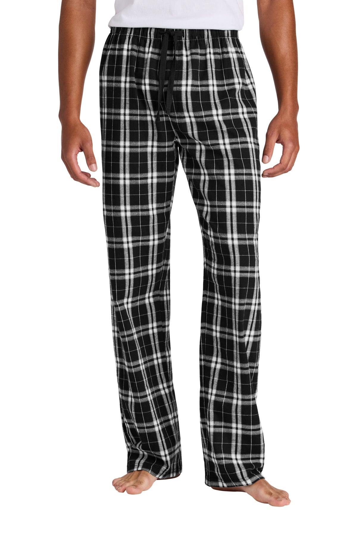 District ®  Flannel Plaid Pant. DT1800 | Add Your Logo