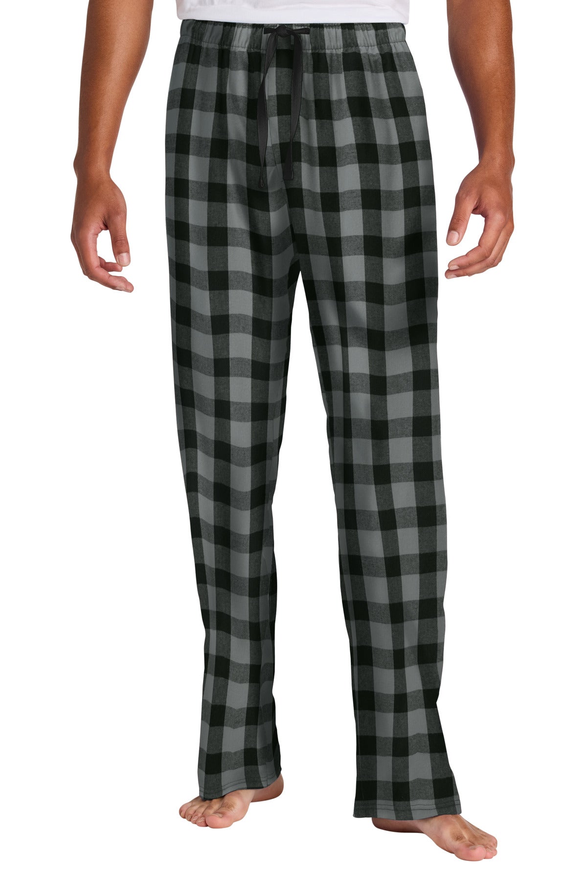 District ®  Flannel Plaid Pant. DT1800 | Add Your Logo