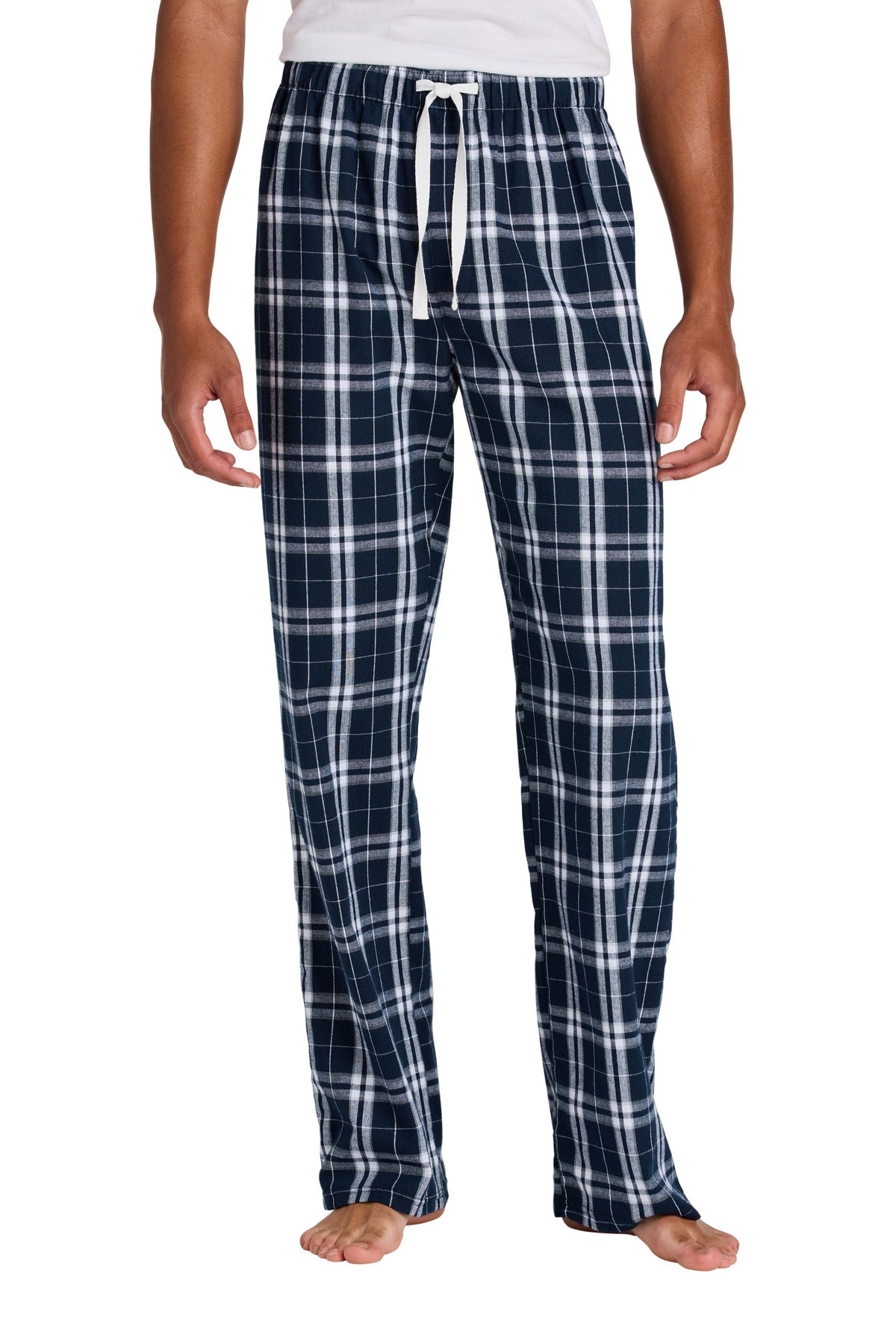 District ®  Flannel Plaid Pant. DT1800 | Add Your Logo