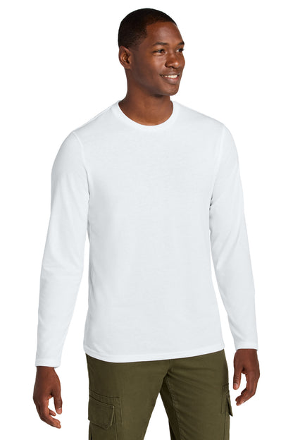 District ®  Perfect Weight ®  CVC Long Sleeve Tee DT185 | Add Your Logo