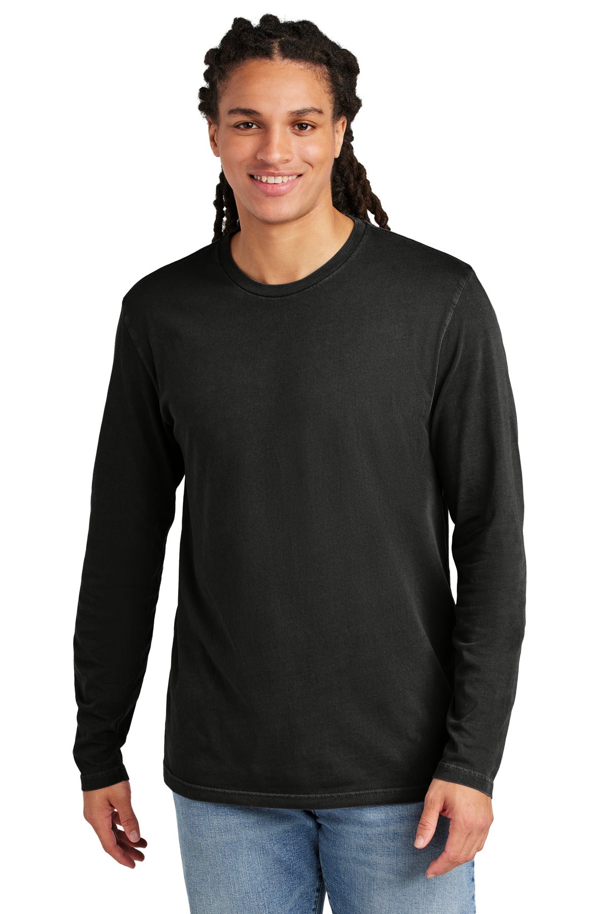 District Wash ™  Long Sleeve Tee DT2103 | Add Your Logo