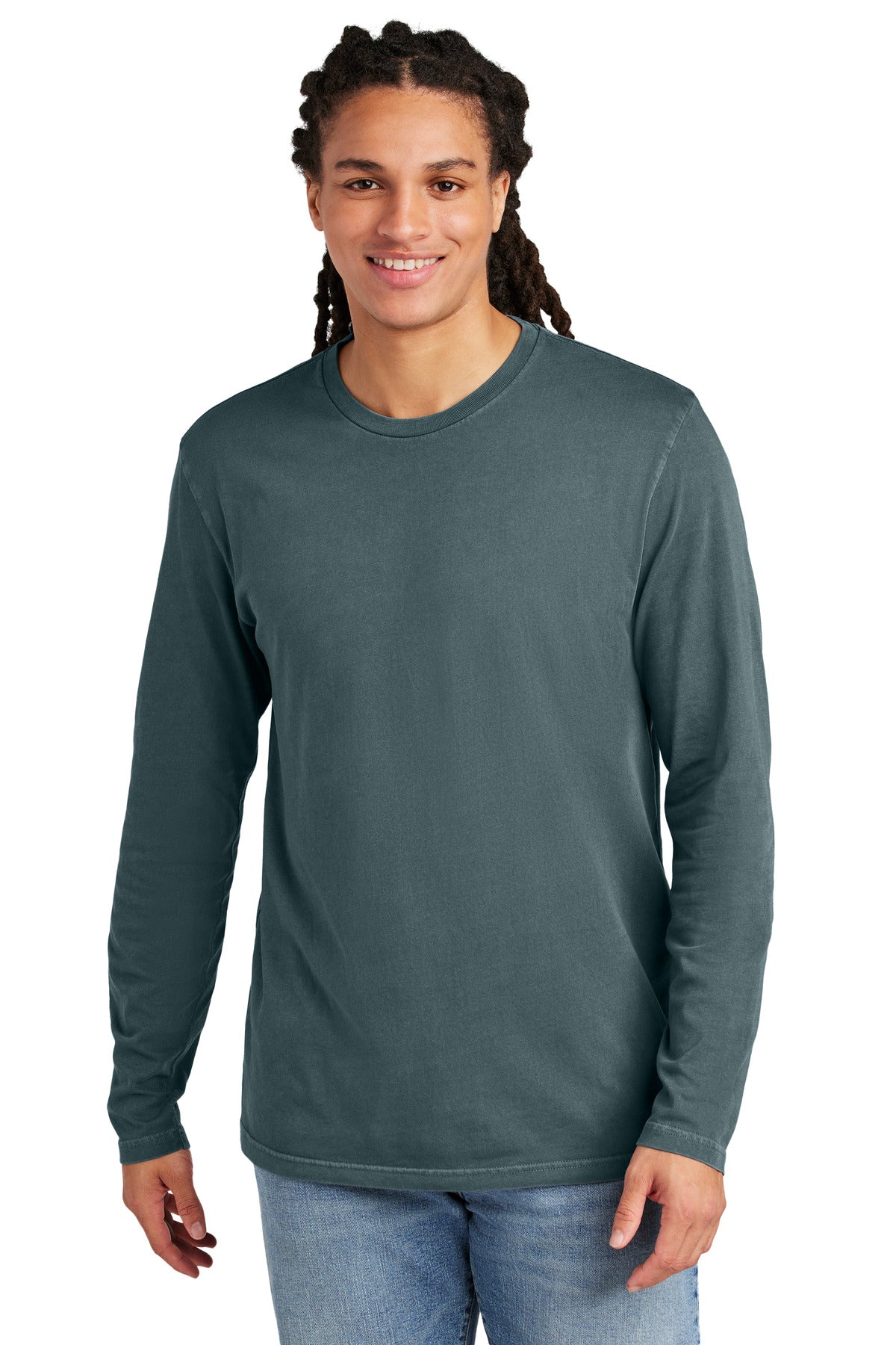 District Wash ™  Long Sleeve Tee DT2103 | Add Your Logo